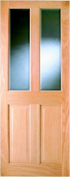 addison clear bevelled glass dor
